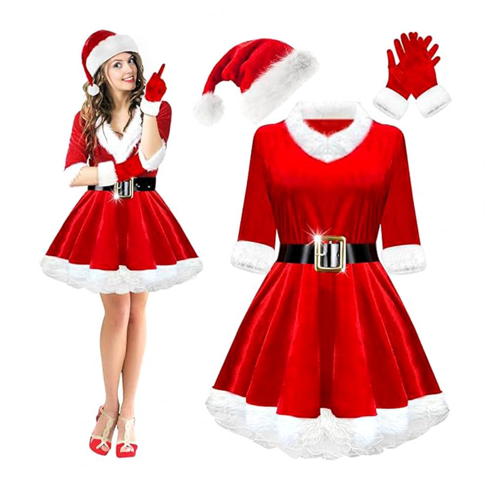 Elf Costume Christmas - Conjunto de disfraz de señora Claus