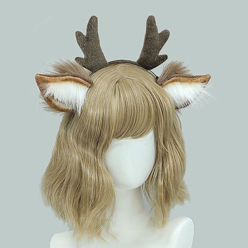 Reindeer Antlers Headband - Diadema Unisex con orejas de ciervo