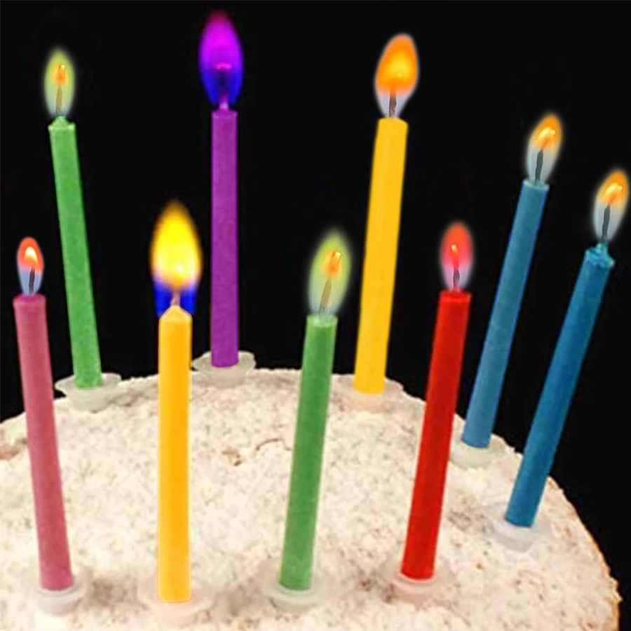 Holiday Candle Set - 12/24 Uds velas de pastel de