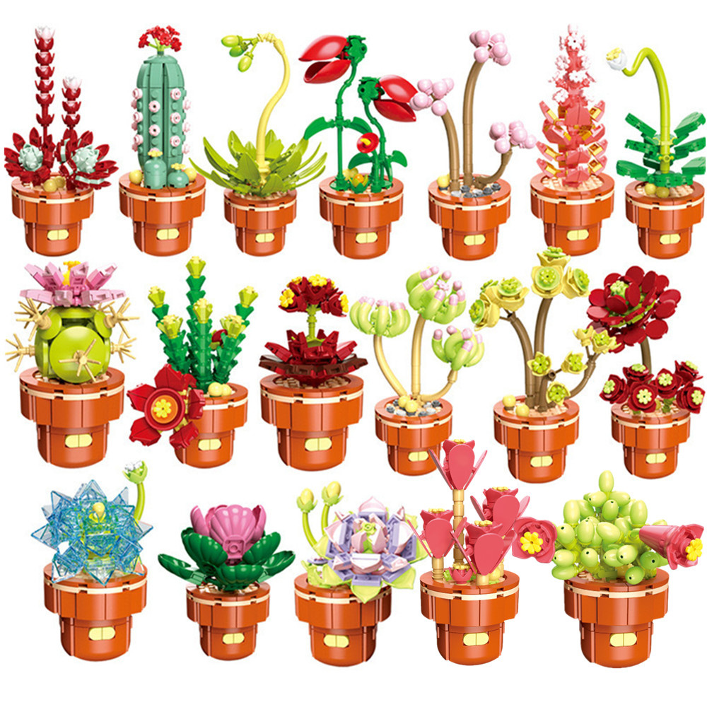 Lego Set Creator - 2024 ciudad creatividad suculenta planta en