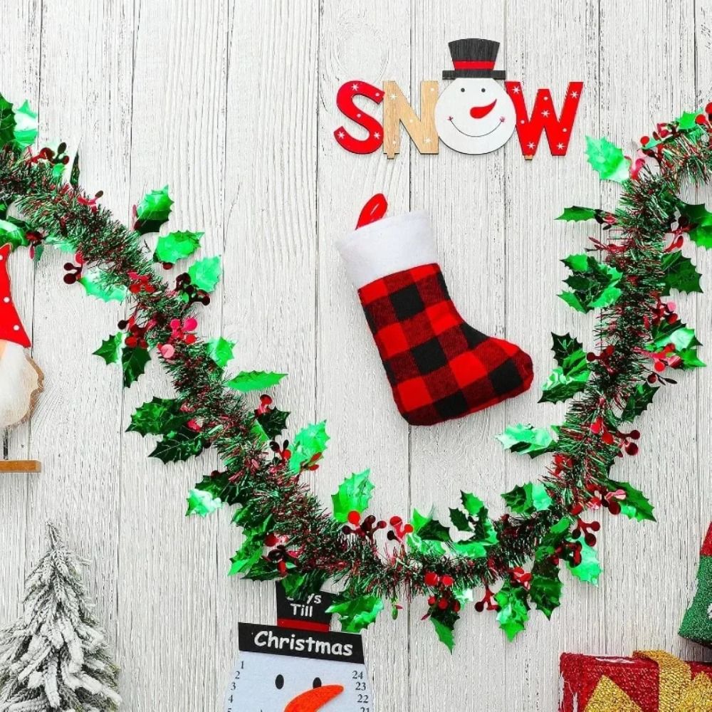 Guirnalda navideña reutilizabl - Tinsel Garland Decoration reseña y precio