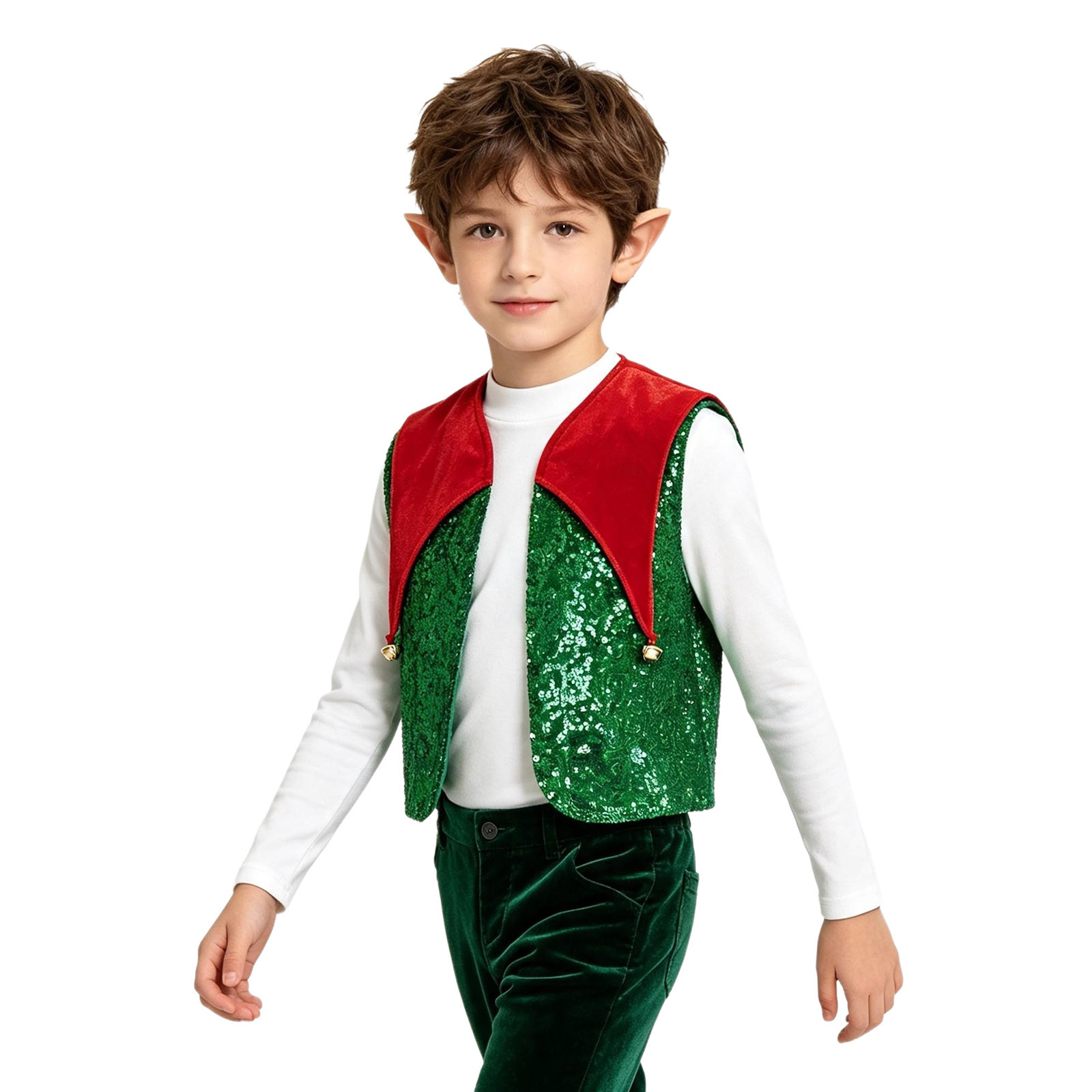 Chaleco de Navidad Unisex para - Elf Costume Christmas reseña y precio