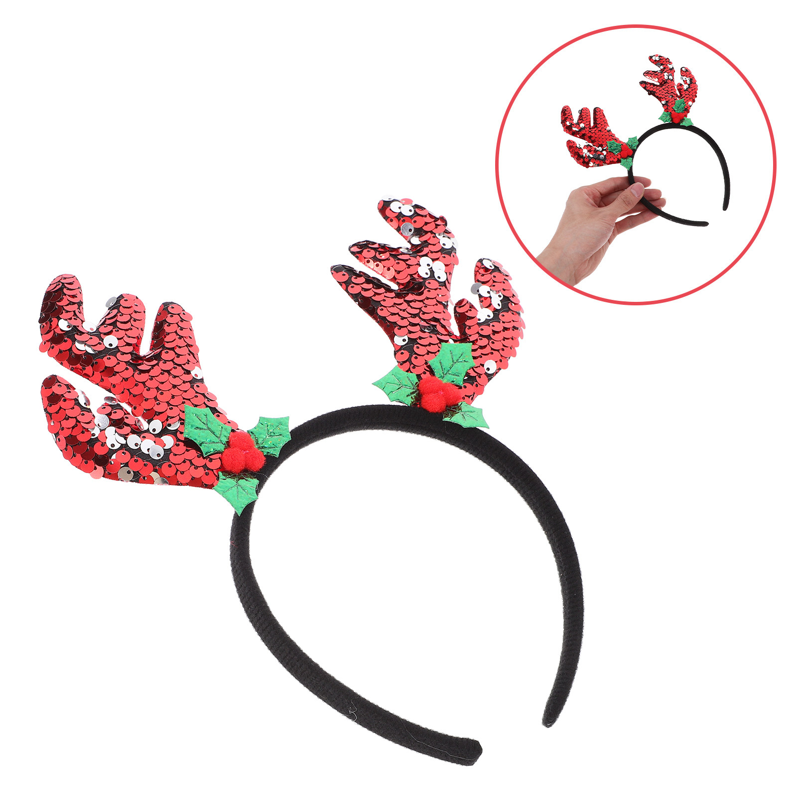 Diadema de Astas de Reno, Deco - Reindeer Antlers Headband reseña y precio