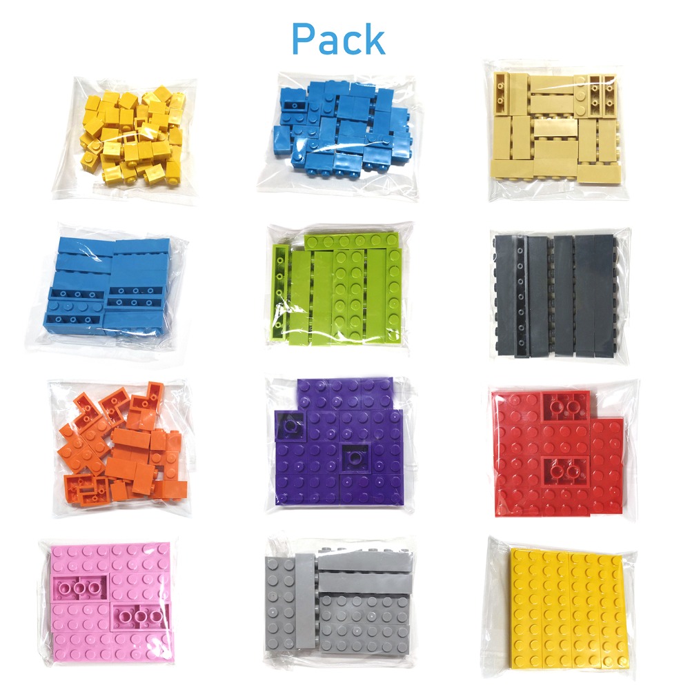200 Uds. 2x4 puntos DIY bloque - Lego Set Creator reseña y precio