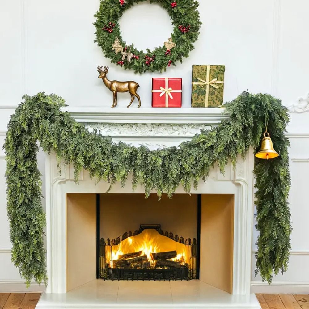 1,8/2,7 m guirnaldas de pino N - Christmas Wreath Fake reseña y precio