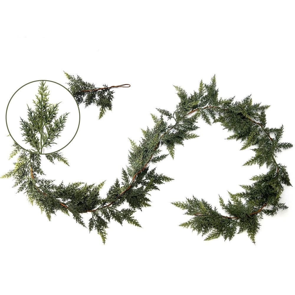 1,8/2,7 m guirnaldas de pino N - Christmas Wreath Fake reseña y precio