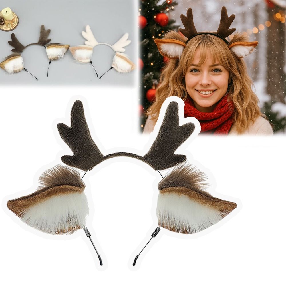 Diadema con orejas de ciervo y - Reindeer Antlers Headband reseña y precio