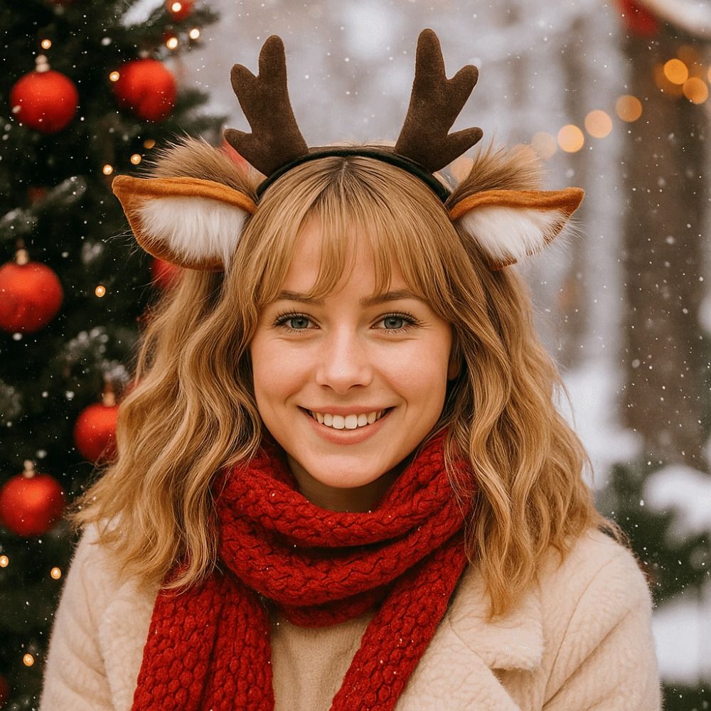 Diadema Unisex con orejas de c - Reindeer Antlers Headband reseña y precio